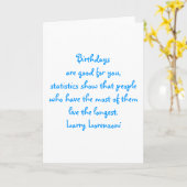 Verjaardagen zijn goed voor je kaart (Gele Bloem)