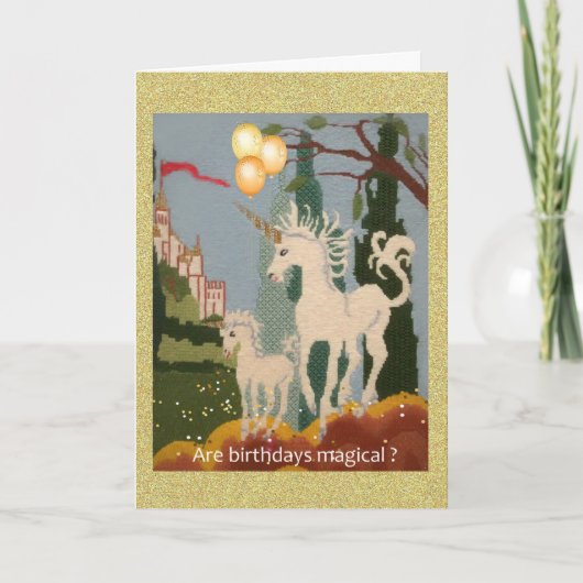Verjaardagen zijn magisch Wenskaart Kaart (Voorkant)