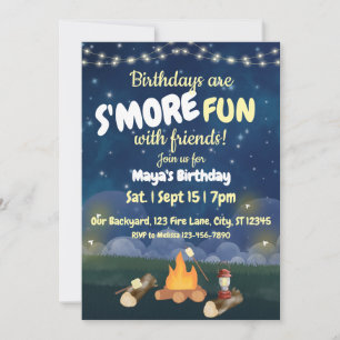 Verjaardagen zijn S'More leuk verjaardagsfeestje Kaart