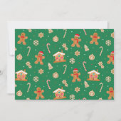 Verjaardagfoto van de feestdag Cookie Decorting Pa Kaart (Achterkant)