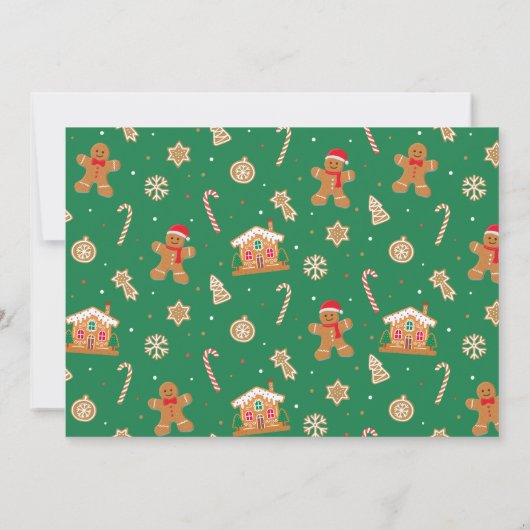 Verjaardagfoto van de feestdag Cookie Decorting Pa Kaart (Achterkant)