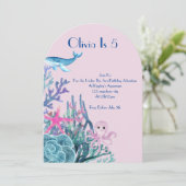 VERJAARDAGKAART AVONTUUR ONDER DE ZEE KAART (Staand voorkant)