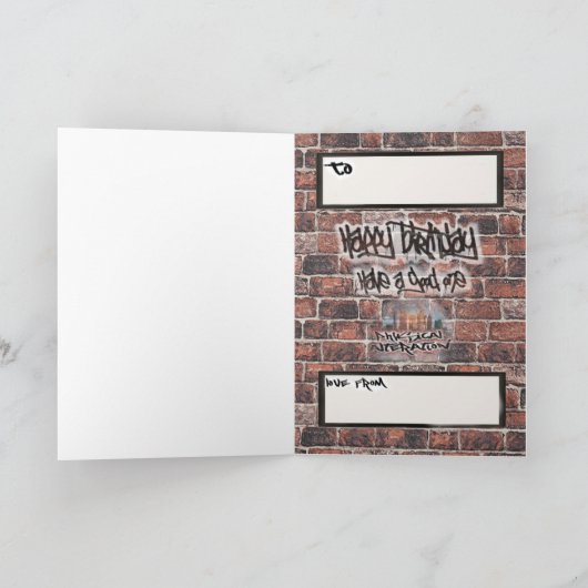 Verjaardagkaart Kaart (Binnen)