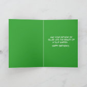 Verjaardagkaart met tulpen kaart (Binnen)