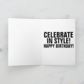 VERJAARDAGKAART PACKARD KLASSIEKE AUTO KAART (Binnen)