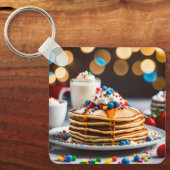 Verjaardagpannenkoeken Sleutelhanger (Voorkant)
