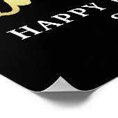 Verjaardags 2 Foto's Maken LEEFTIJD Er goed uit zi Poster (Hoek)