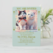 " VERJAARDAGS AANKONDIGING UITNODIGINGSKAART " (Staand voorkant)