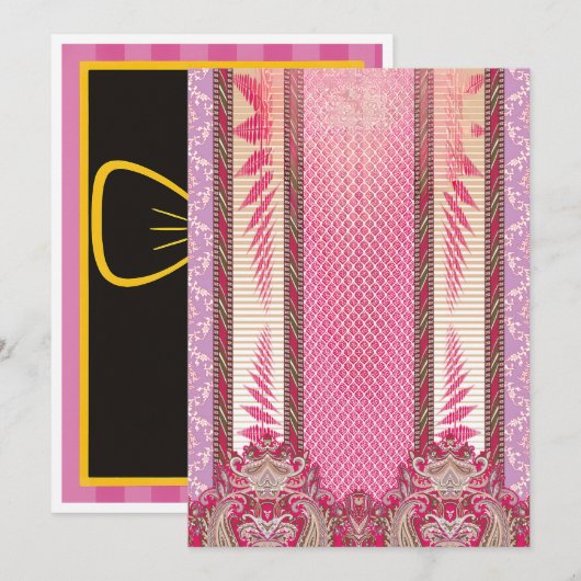 Verjaardags-, afstudeer- en trouwuitnodigingen onl aankondiging (Voorkant / Achterkant)