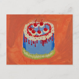 "Verjaardags" ansichtkaart Briefkaart