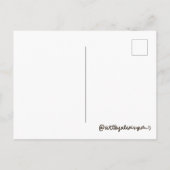 verjaardags axolotl ansichtkaart briefkaart (Achterkant)