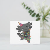Verjaardags Axolotl Slinger Ansichtkaart Briefkaart (Staand voorkant)