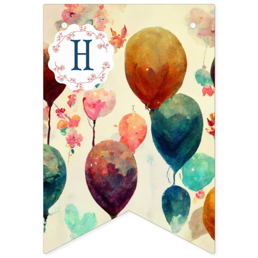 Verjaardags Bash Bonanza: Vrolijke Bunting vlaggen Vlaggetjes (Tweede vlag)