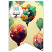 Verjaardags Bash Bonanza: Vrolijke Bunting vlaggen Vlaggetjes (Eerste vlag)