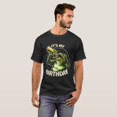 Verjaardags Bier Kotsende Kikker T-shirt (Voorkant volledig)