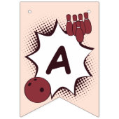 Verjaardags Bowling Feest Vlaggetjes (Derde vlag)