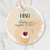 Verjaardags-cadeaubijsluiter voor speciale iemand bedankjes labels (Voorkant)