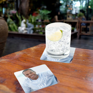 Verjaardags Cheers foto Kartonnen Onderzetters
