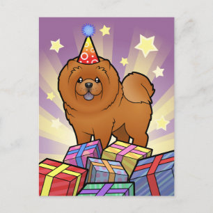 Verjaardags Chow Chow Briefkaart