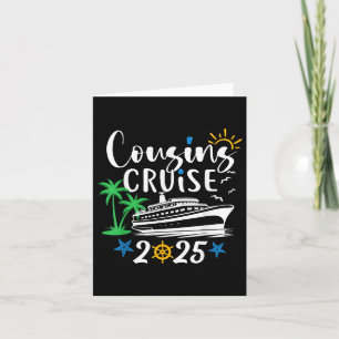 Verjaardags Cruise 2025 Schip Boot Familie Zomer V Kaart