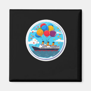 Verjaardags Cruise Grappige Groep D Magneet