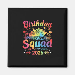 Verjaardags Cruise Squad 2026 Cruise Verjaardagsfe Magneet