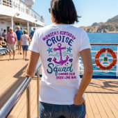 Verjaardags Cruise Squad Aangepaste Vrienden Evene T-shirt
