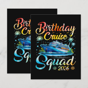 Verjaardags Cruise Team 2026 Aankondiging
