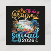Verjaardags Cruise Team 2026 Informatiekaartje (Achterkant)