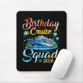 Verjaardags Cruise Team 2026 Muismat (Met muis)
