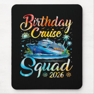 Verjaardags Cruise Team 2026 Muismat