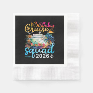 Verjaardags Cruise Team 2026 Servet
