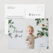 Verjaardags Dank Je Foto Ansichtkaart Briefkaart (Voorkant / Achterkant)