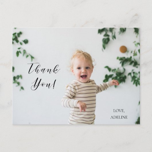 Verjaardags Dank Je Foto Ansichtkaart Briefkaart (Voorkant)
