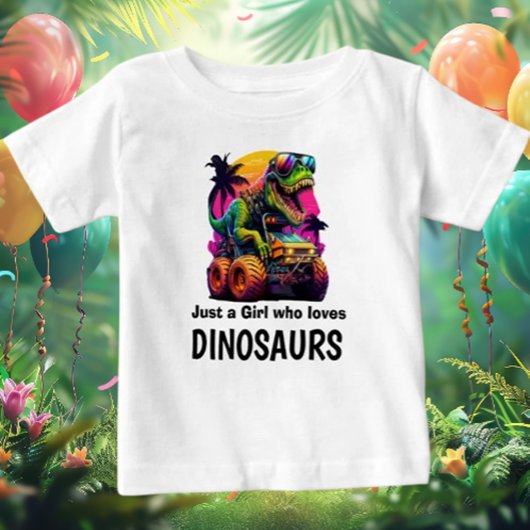 Verjaardags Dino T-shirt voor je kleine lieverd