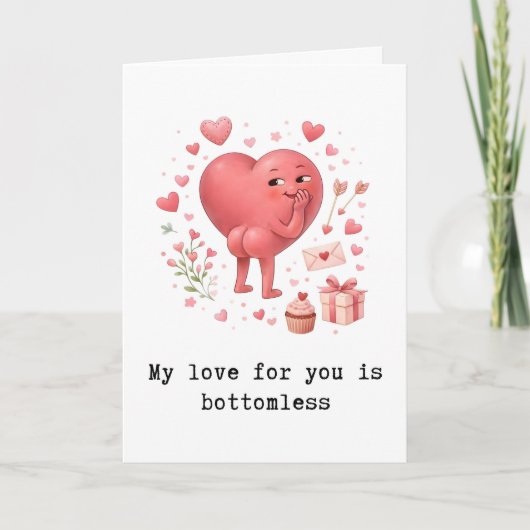 Verjaardags Humor Kaart voor Haar, Grappige Valent (Voorkant)