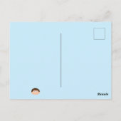 Verjaardags Jongen Briefkaart (Achterkant)
