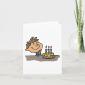 Verjaardags Jongen Kaart (Voorkant)