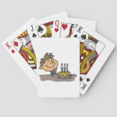 Verjaardags Jongen Pokerkaarten (Achterkant)