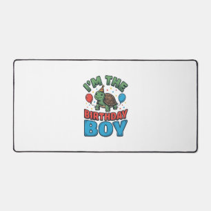 Verjaardags Jongen Schildpad Vintage Feest T-Shirt Bureaumat