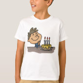 Verjaardags Jongen T-shirt (Voorkant)