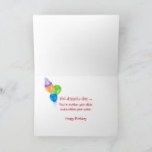 verjaardags kaars in hotdog met frieten kaart (Binnen)