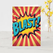 Verjaardags Kaart met Barst Effect (Gele Bloem)