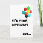 verjaardags kaart met honingsdas (Voorkant)