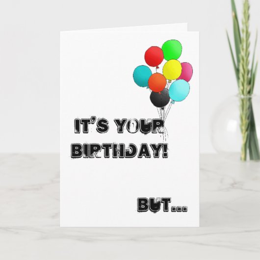 verjaardags kaart met honingsdas (Voorkant)