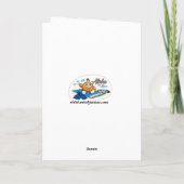 verjaardags kaart van het sweety surfen (Achterkant)