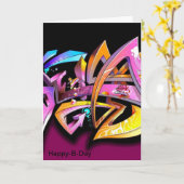 verjaardags kaarten (Gele Bloem)