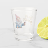Verjaardags Kabouter Karakter Grafisch Shot Glas (Achterkant)