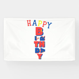 Verjaardags Kleuren Remix 3x5 Vinyl Banner