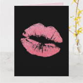 VERJAARDAGS KNUFFELS EN KUSSES LIPPEN KAART VOOR H (Gele Bloem)